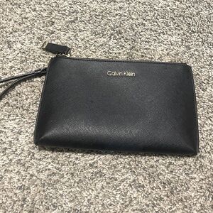 Black Calvin Klein wristlet